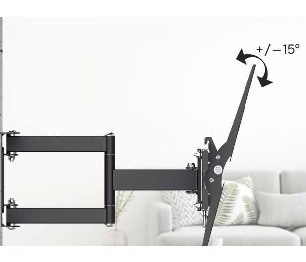 Hama Uchwyt LCD/LED VESA 600x400 FULLM SCISSOR ARMS 84" - 1516969 - zdjęcie 6